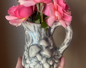 Haunted garden mushroom vase