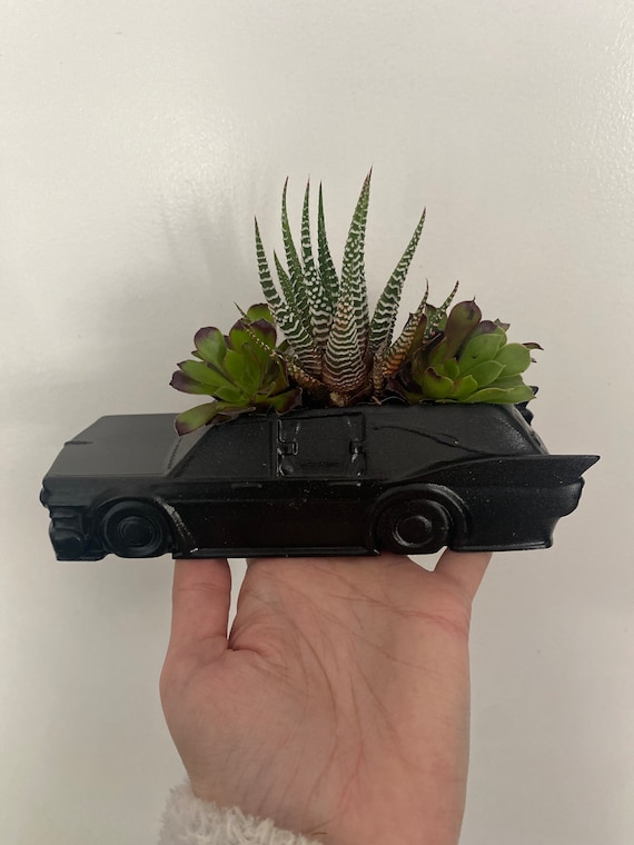 Hearse death car spooky planter