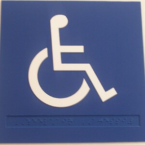 Free Shipping - ADA Wheel  Chair Accessible Signs