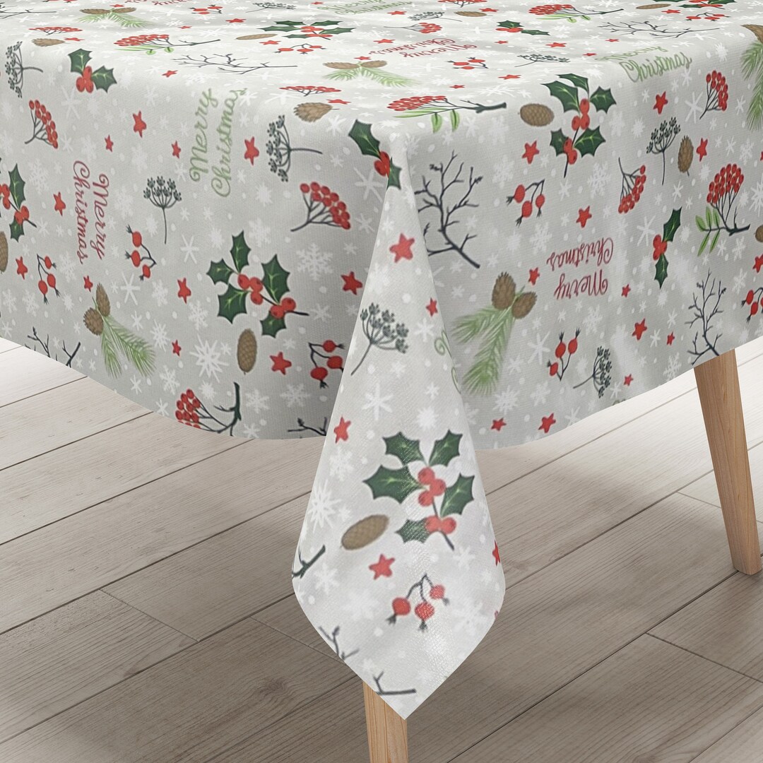 Wachstuch Tischdecke Weihnachten P10342 Größe frei wählbar in Etsy.de