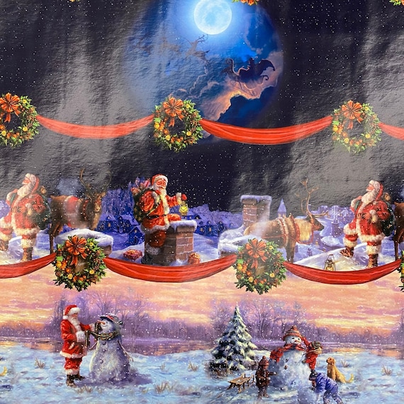 Wachstuch Tischdecke Weihnachten 01465-00 Größe frei wählbar in eckig rund oval