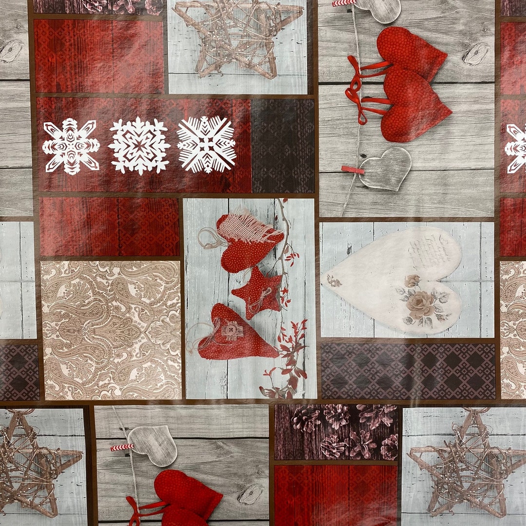 Oilcloth Tablecloth Christmas 0603300 Size Freely Selectable Etsy UK