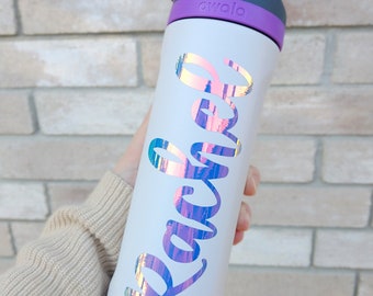 Name Stickers for Water Bottles, Personalized Name Decals for 16 oz, 24 oz, 32 oz, 40 oz Tumblers, Custom Name Labels for Cups