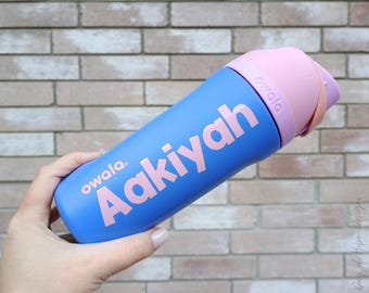 Friendship Print Name Decals for Water Bottle, Personalized Kids Name Stickers for school supplies, labels for preschool, daycare, lunchbox