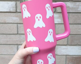 Cute Ghosts Decal Sheet, Halloween Ghost Stickers to decorate your water bottle, cup, tumbler, glass, laptop, tablet // 1.5" Size Ghosts