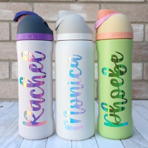 Name Stickers for Water Bottles, Personalized Name Decals for 16 oz, 24 oz, 32 oz, 40 oz Tumblers, Custom Name Labels for Cups