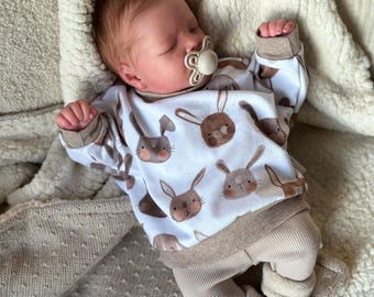 Sweater // Hase // Gr. 44-140 // Pullover // Ostern // Osteroutfit