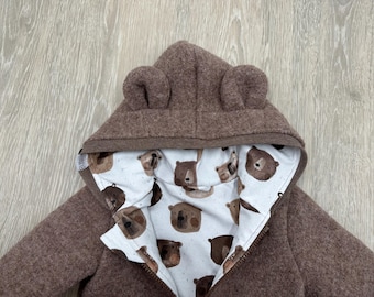 Björnöron för overaller, jackor etc.