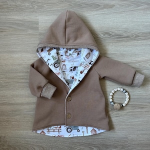 Waffle jersey jacket // Sizes 74-122 // Transition jacket // Spring jacket // Summer jacket // Customizable
