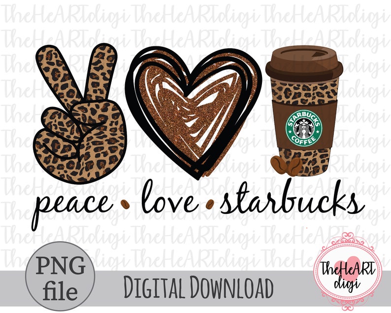 Free Free 266 Peace Love Starbucks Svg Free SVG PNG EPS DXF File