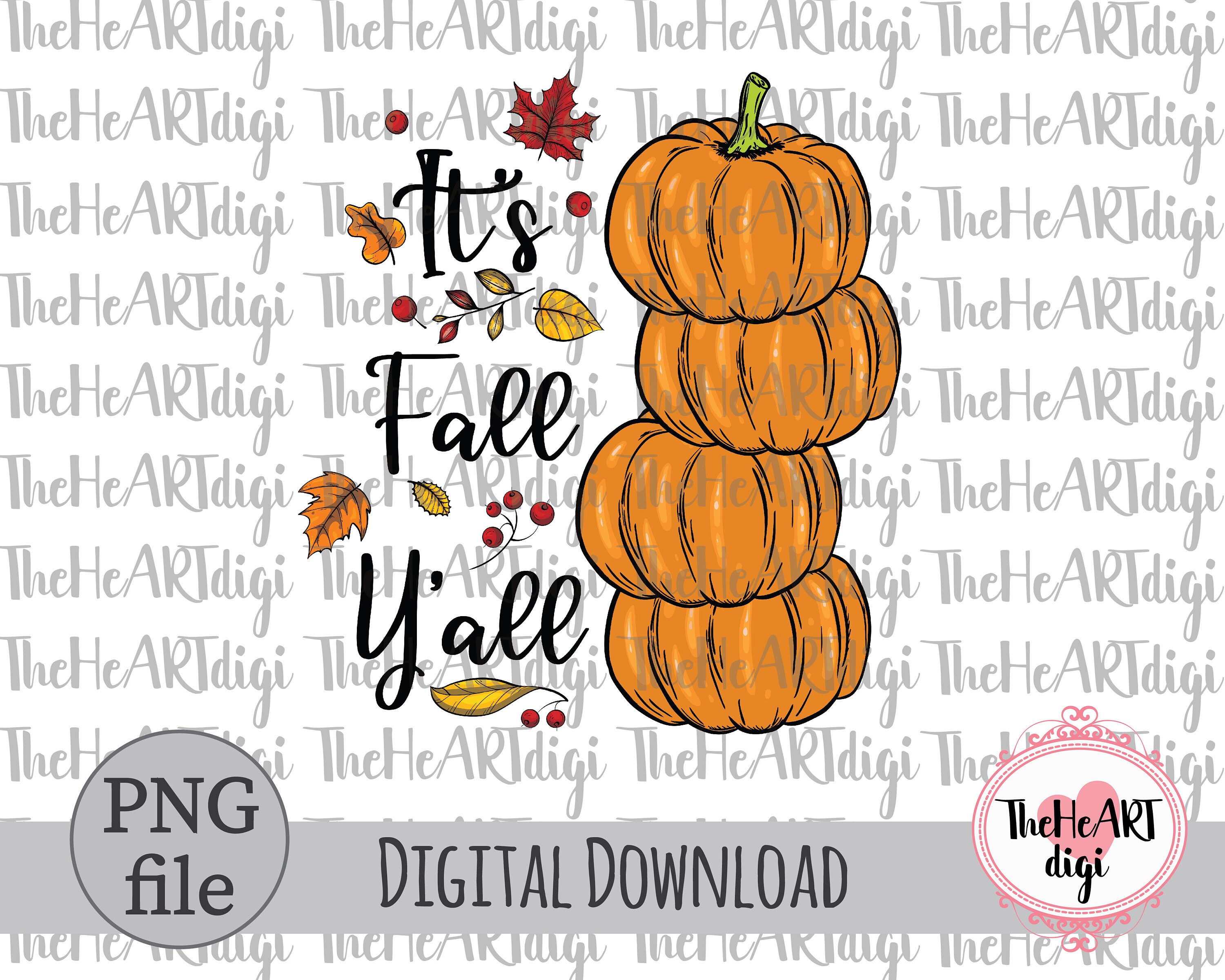 It's Fall Y'all PNG It's Fall Y'all | Etsy