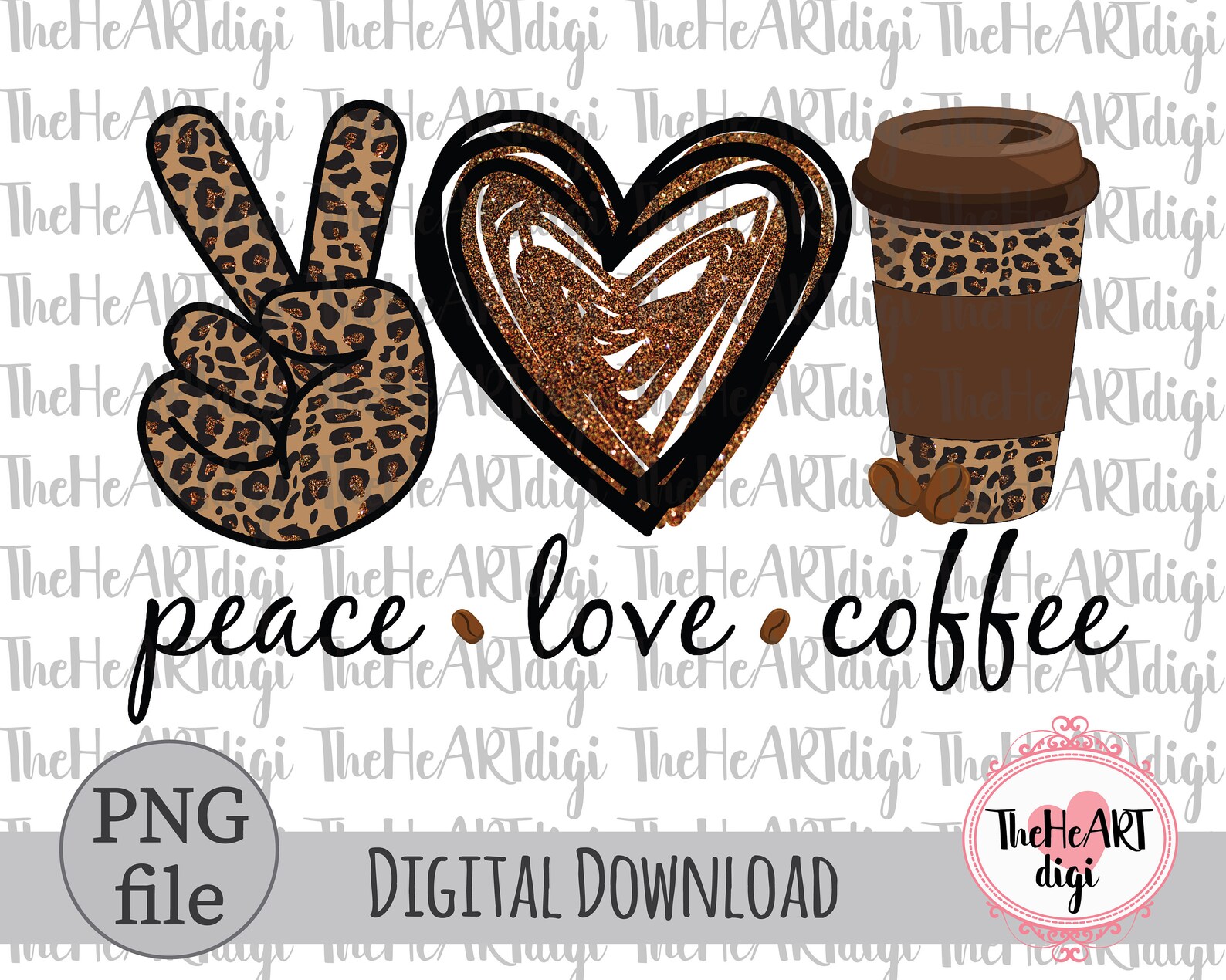 Free Free 296 Peace Love And Coffee Svg SVG PNG EPS DXF File