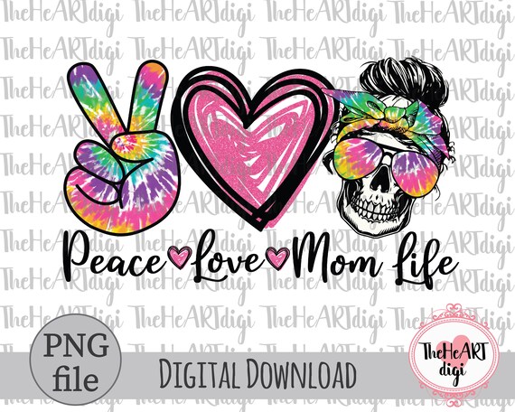 Free Free 75 Peace Love Momlife Svg SVG PNG EPS DXF File