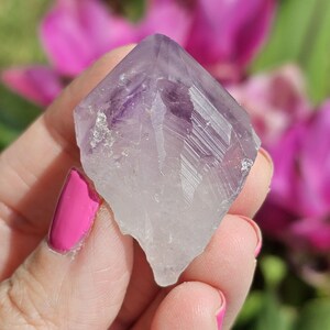 Amethyst Point 1.6&quot; Bahia Brazil Purple Amethyst Quartz Crystal with Root Healing Third Eye Chakra Meditation Intuition Gemstone Generator