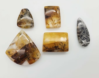 25-70mm (1"-2.75") Quartz Dendrites ~ Choose Your Piece ~ Natural Dendritic Quartz ~ Dendrite Agate ~ Loose Gemstone Cabochon