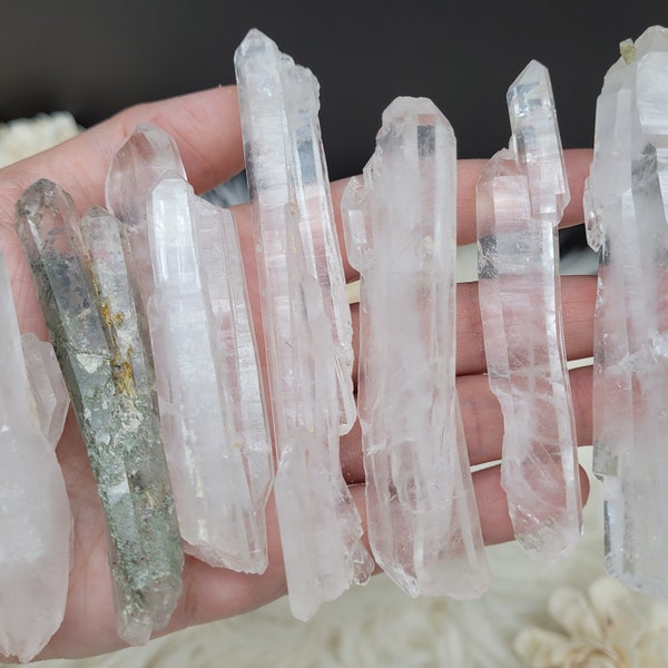 Faden Quartz Points ~ Choose Your Piece ~ 2.2"-4" (56-105mm) ~ Pakistan Clear Quartz Crystals ~ Clusters ~ Gemstone ~ Connections ~ Pure