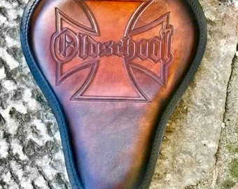 Free shipping Custom motorcycle Solo Seat/Handmade Solo Seat/Bobber Chopper Seat,Harley Davidson Seat