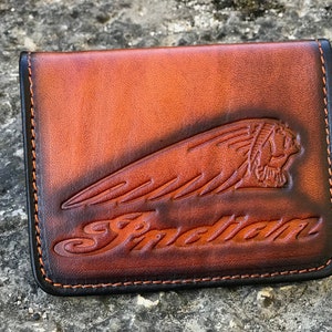 Front Pocket Wallet, Handmade Wallet, Leather Card Holder, Minimalist Wallet, Slim Card Wallet, Every Day Carry, motorcycle Wallet