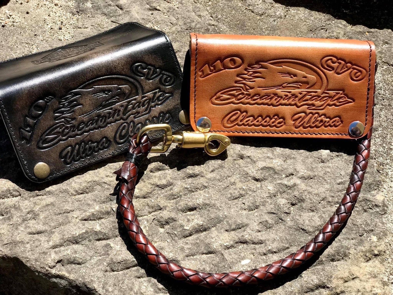 Handmade long leather wallet Harley Davidson walletUltra Etsy