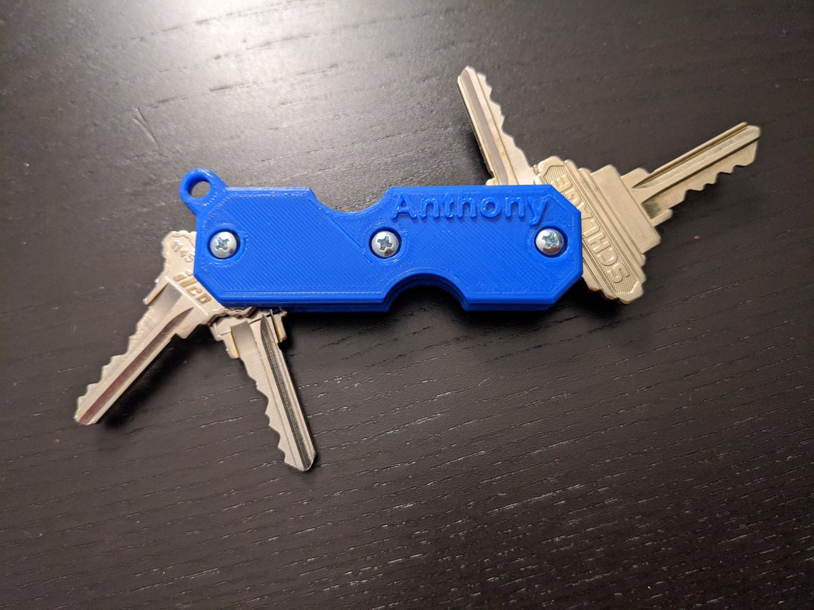 New Personalized Swiss Army Knife Style Keychain key Holder Etsy