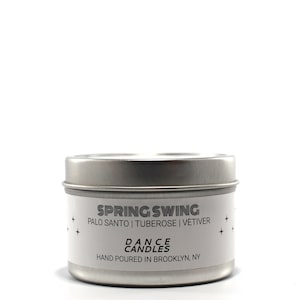 Soja Zinn Kerze | Tuberose + Palo Santo + Vetiver Kerze | Duftkerzen | Bio-Kerze | Soja Kerzen handgefertigt | Ätherische Öle | Soja-Zinn