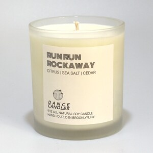 Soy Candles | Sea Sat + Citrus + Cedar Candle | Scented Candles | Organic Candle | Soy Candles Handmade | Essential Oils