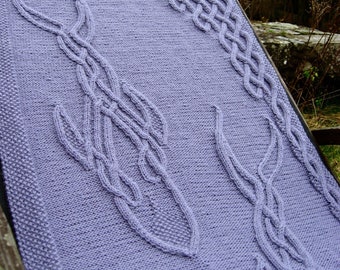 Celtic Cable Wrap "Glencoyne Dale" - Designer Knitting Pattern / Downloadable PDF