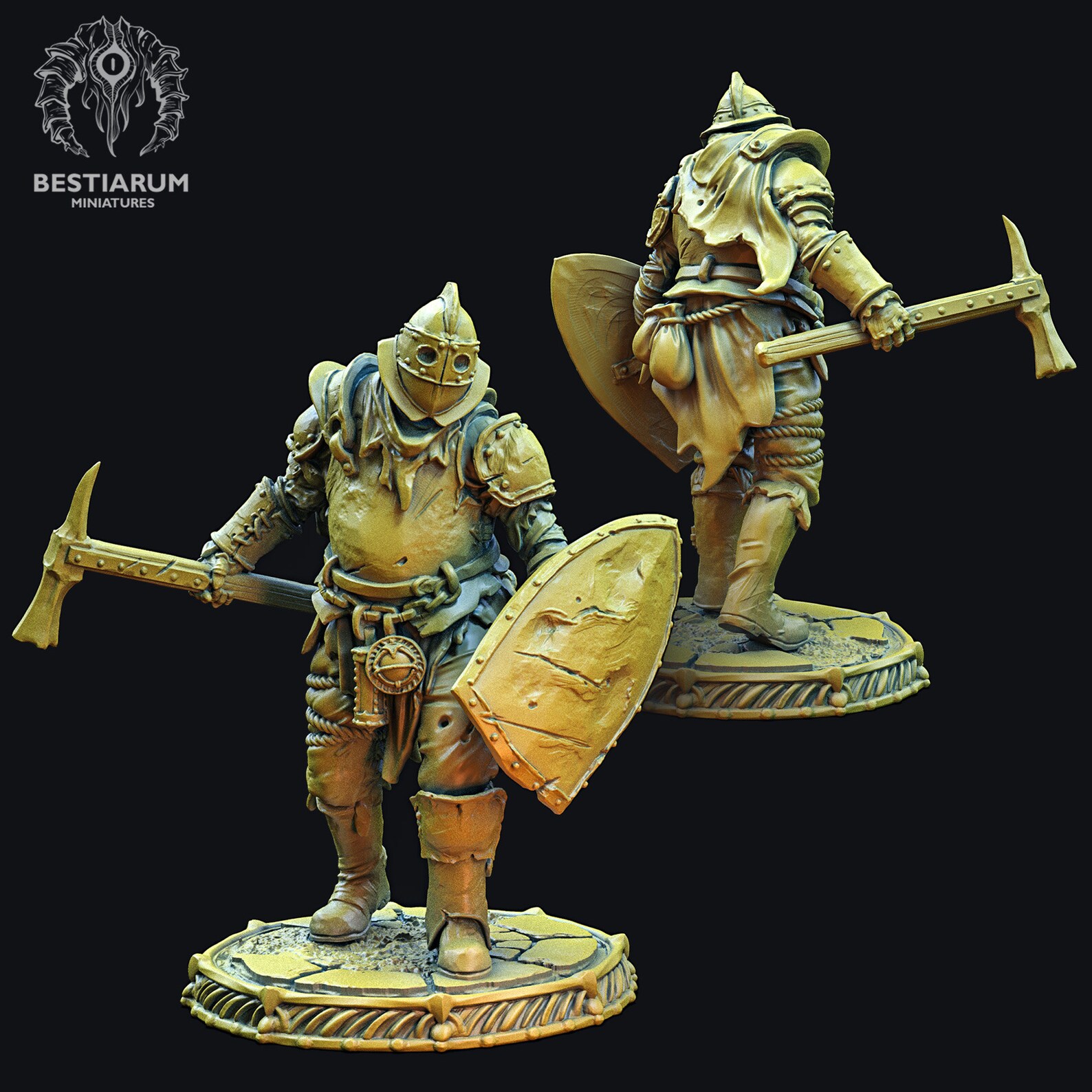 Dark Fantasy Character Miniatures Etsy