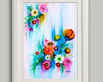 Flower Print, Botanical Print, Wall Art Print, Flower Art Print, Flower Art, Botanical Wall Art, Flower Wall Art, Modern, Minimalist Print