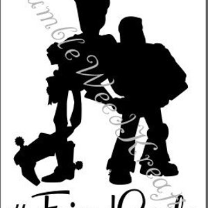 Toy Story Buzz et Woody &#39;#FriendGoals&#39; fichiers décaltables numériques téléchargeables SVG