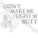 Princess and the Frog 'Don't Make Me Light My Butt!!!' Raymond, Ray Ray, Lightening Bug SVG