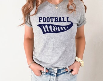 Football Mom Tee, Football Mama Shirt, Sports Mom T-Shirts, Football Tees, Sporty Mama Shirt