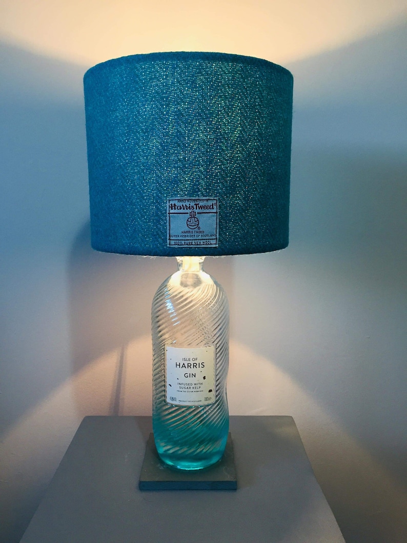 Harris Tweed Isle of Harris Gin Lamp Etsy UK