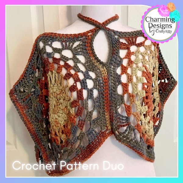 Häkelanleitung für Tank Top oder Poncho: Dual Style mit Anleitung (PDF-Muster)