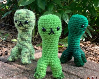 Haakpatroon voor een Creeper (PDF) - (Met natuurmotieven, alleen het digitale patroon, NIET het afgewerkte, fysieke product)