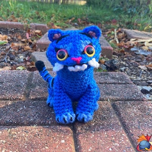 Derpy Tiger Häkelanleitung PDF - (nur digitales Muster, NICHT das fertige, greifbare Produkt)