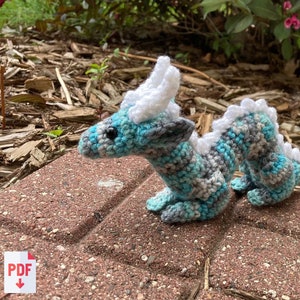 Crochet Mini Eastern Dragon PDF Pattern - (Digital Pattern only, NOT the finished, tangible item)