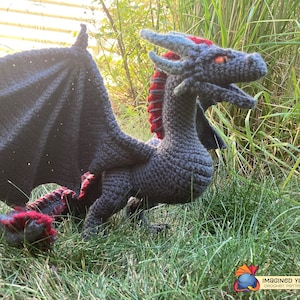 Crochet Giant Wyvern Dragon PDF Pattern - (Digital Pattern only, NOT the finished, tangible item)
