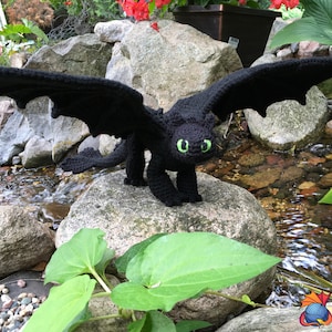 Crochet Toothless the Night Fury PDF Pattern - (Digital Pattern only, NOT the finished, tangible item)