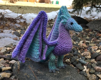 Crochet Wyvern Dragon PDF Pattern - (Digital Pattern only, NOT the finished, tangible item)