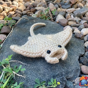 Crochet Manta Ray PDF Pattern - (Digital Pattern only, NOT the finished, tangible item)