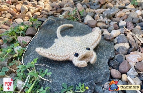 Crochet Manta Ray PDF Pattern - (Digital Pattern only, NOT the finished, tangible item)