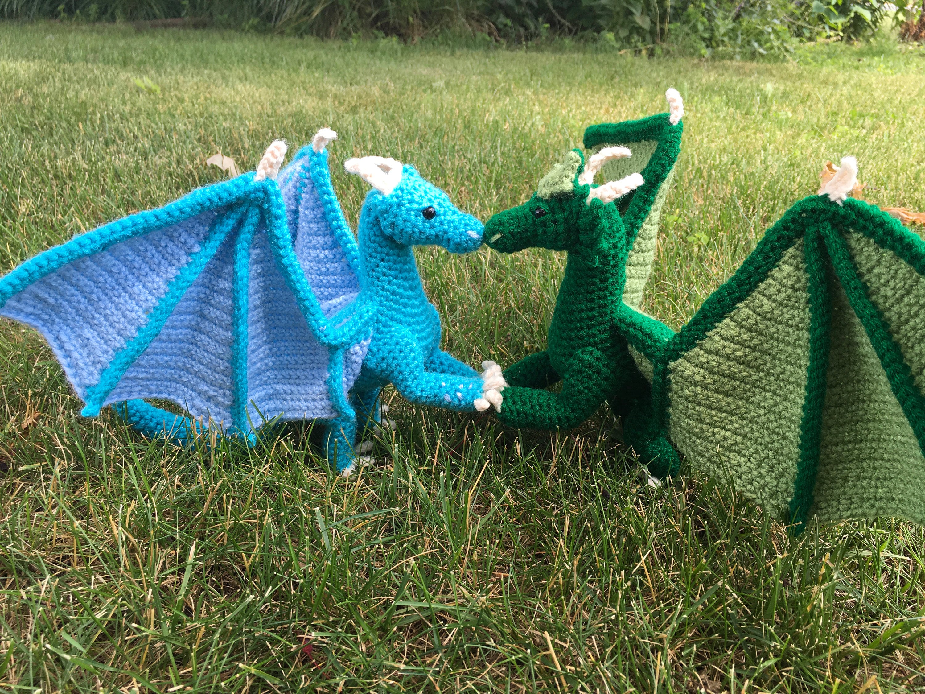 Crochet Fantasy Dragon PDF Pattern Etsy