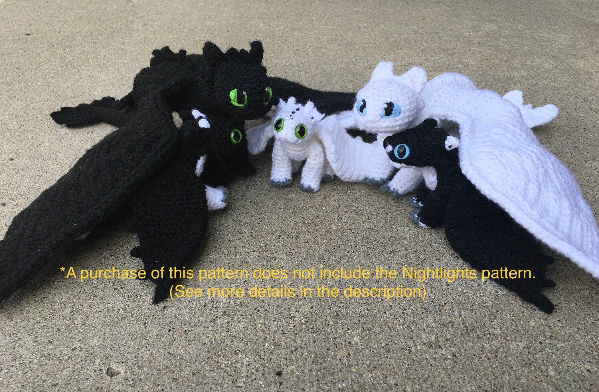 Crochet Light Fury PDF Pattern digital Pattern Only NOT - Etsy UK