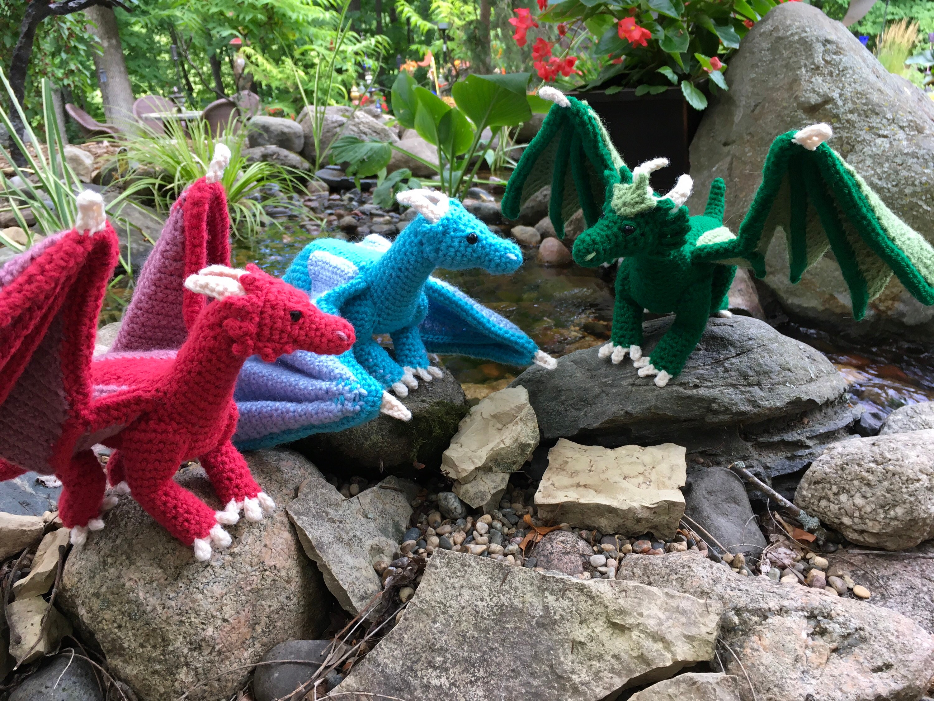 Crochet Fantasy Dragon PDF Pattern Etsy