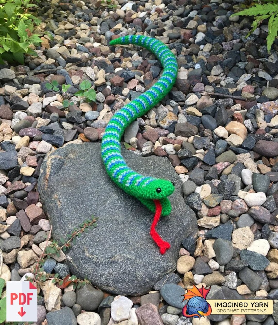 Buy Crochet Snake PDF Pattern (digital Pattern Only, NOT the