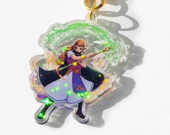 ゼルダの伝説 アクリルキーホルダー：ゼルダ姫 - Etsy 日本