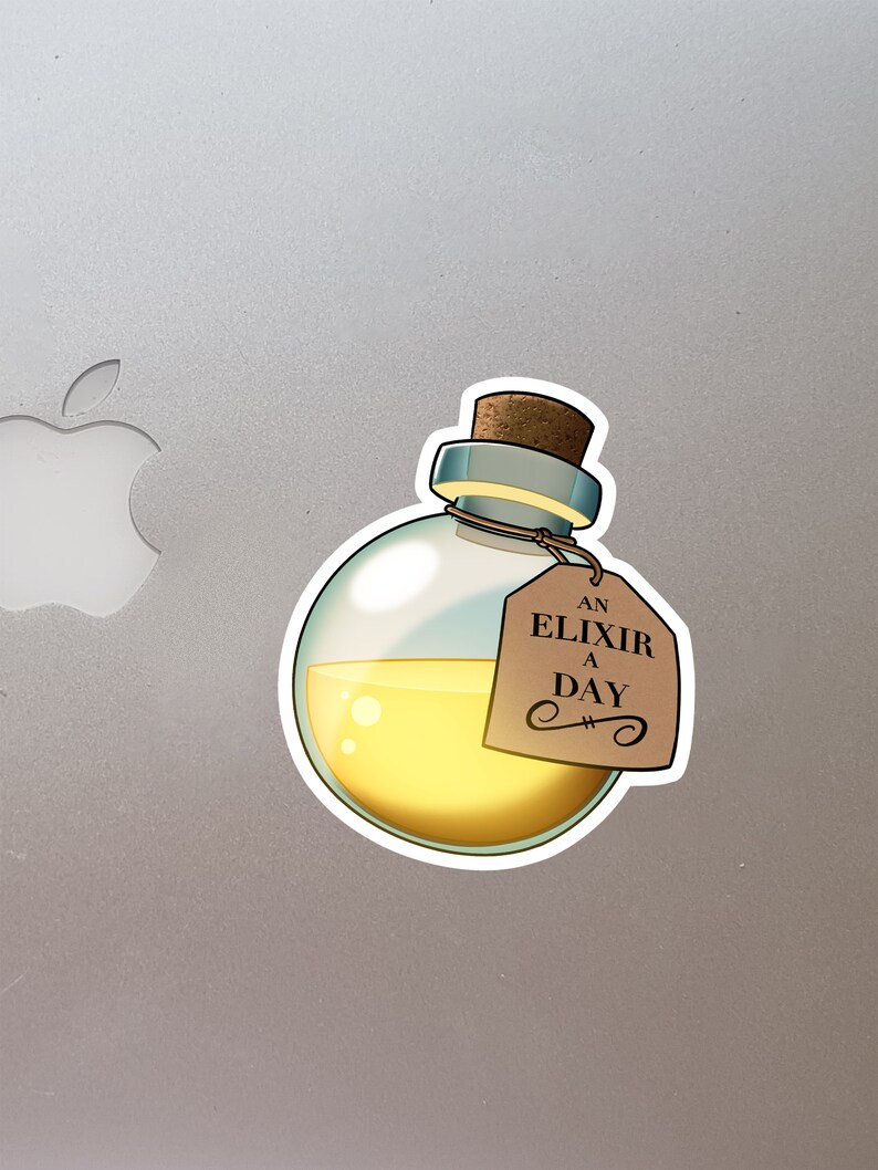 The Owl House Glossy Sticker - Elixir Bottle - Etsy Australia