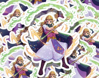 AGAHNIM Wizard Sprite Vinyl Decal from the Legend of Zelda A Link
