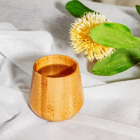 Bamboo Cup Bamboo Beaker Eco Friendly Tableware Etsy